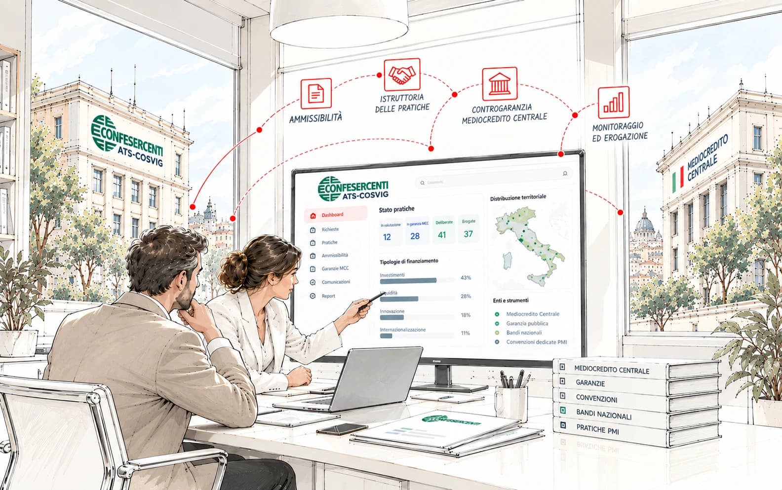 ATS-COSVIG Confesercenti — Gestione pratiche di finanziamento
