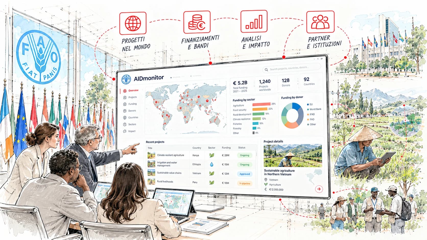 FAO — Video emozionale per la piattaforma AIDmonitor