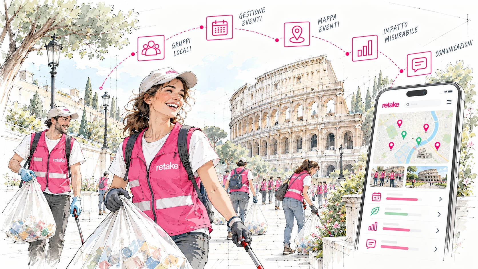 Software, PWA e app native per Enti del Terzo Settore (ETS): gestione volontari, eventi, check-out metrico e copertura assicurativa automatizzata
